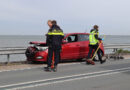 Schade bij ongeval op Houtribdijk